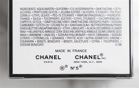 chanel 5 ingredients